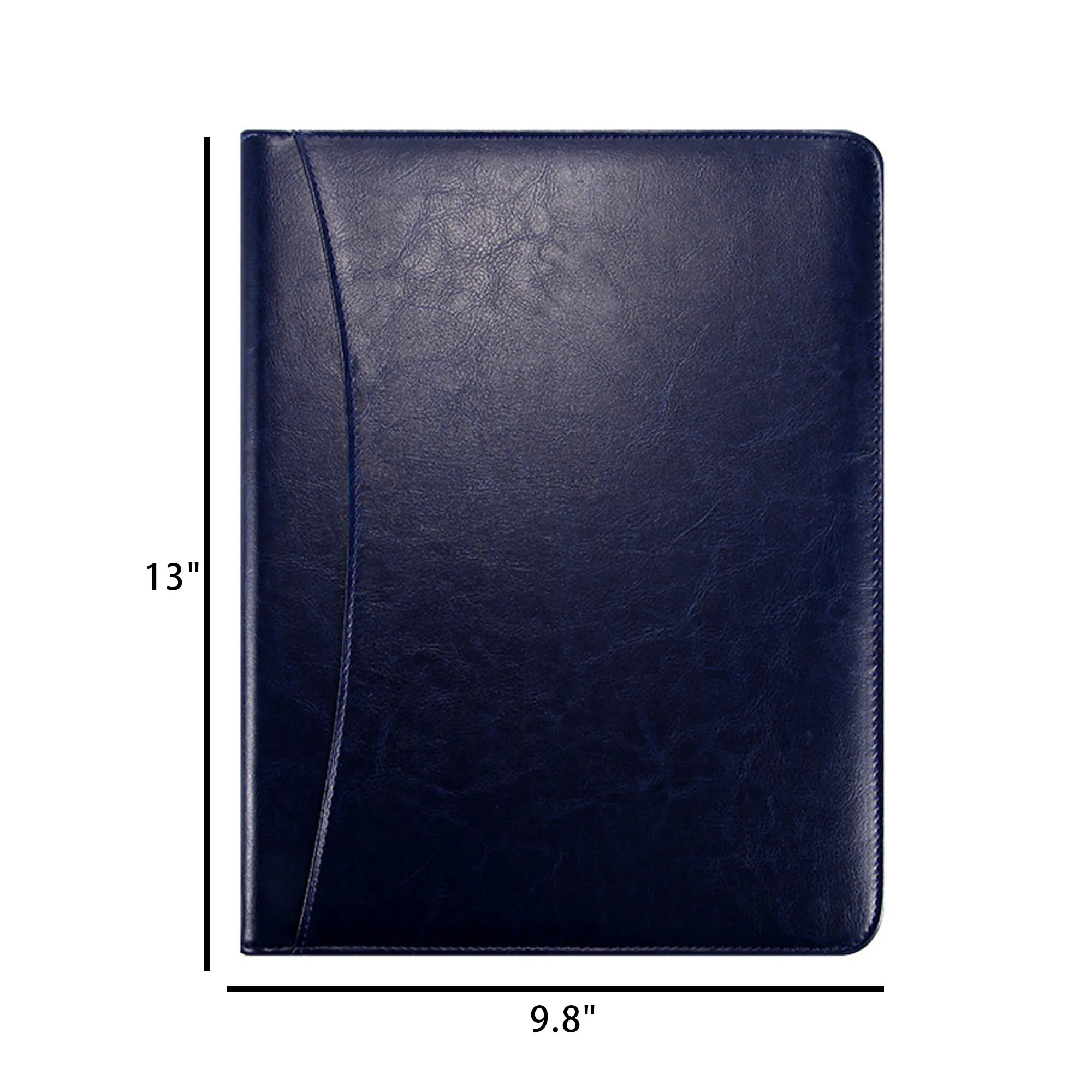 A4 Zipper Business Leather Padfolio 5