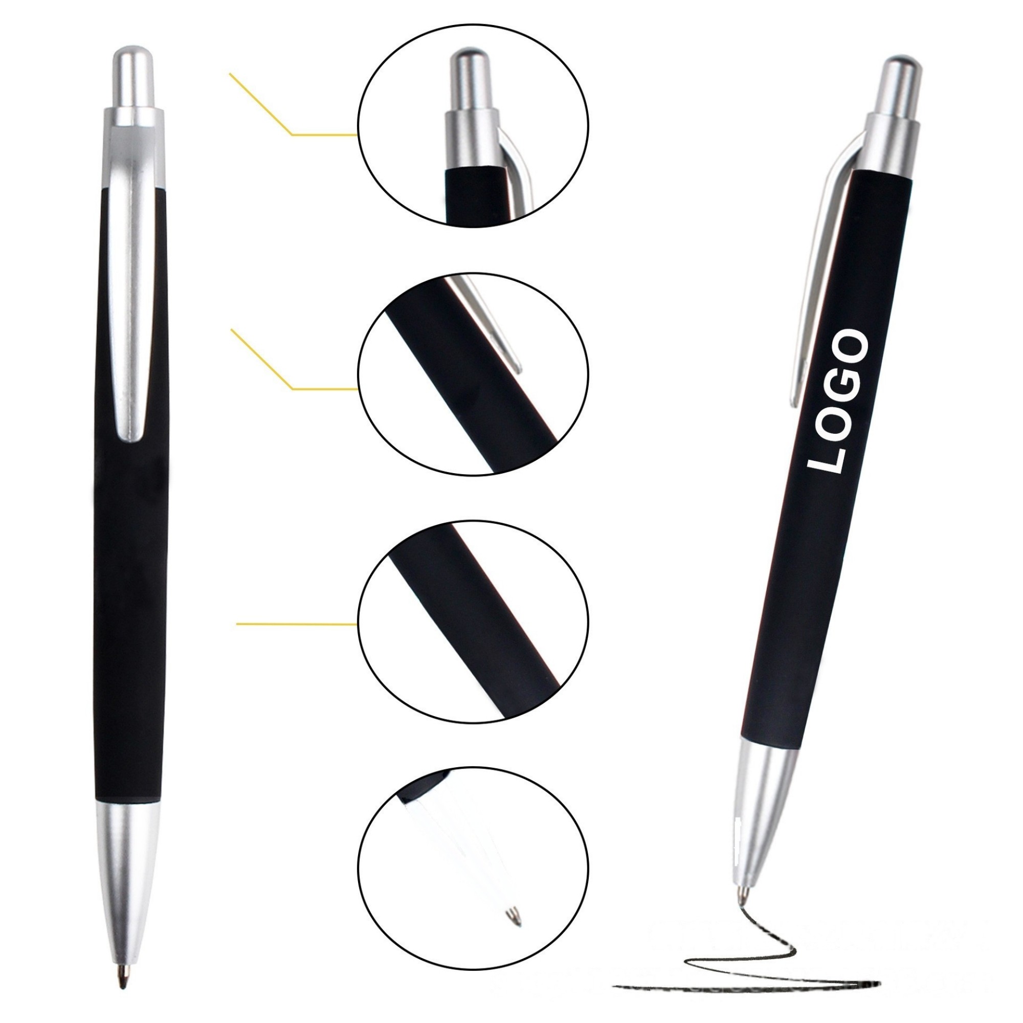 Black Ink Ballpoint Pens 4