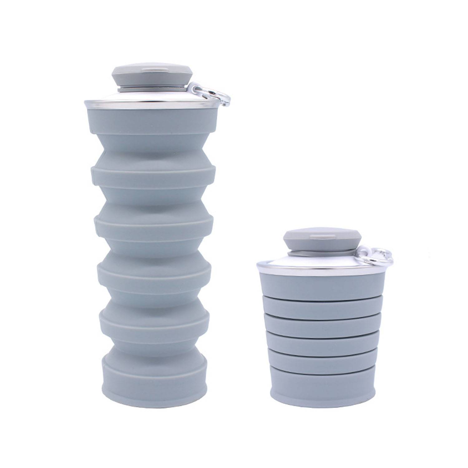 17oz Silicone Portable Collapsible Water Bottle 16
