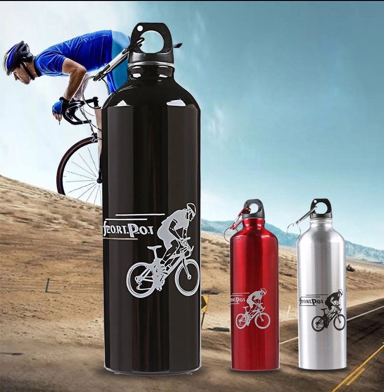 20 Oz. Aluminum Sports Water Bottle w/ Carabiner, custom water bottle with logo imprint 6