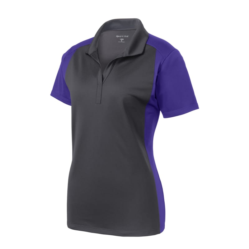 Sport-Tek Women's Colorblock Micropique Sport-Wick Polo. 15