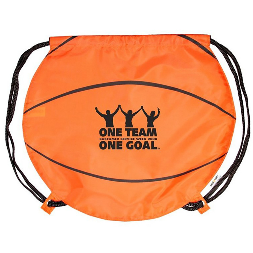 Football Design 210D Polyester Drawstring Bag 7