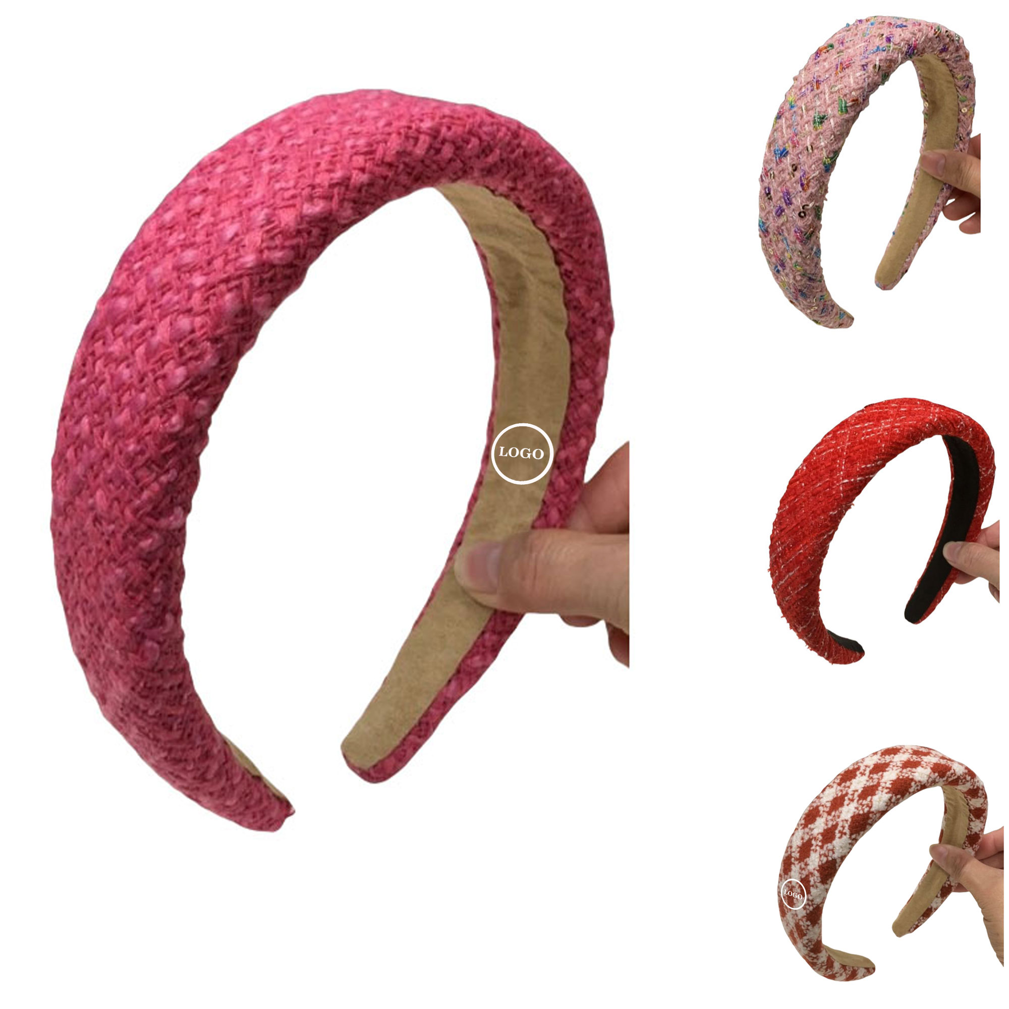 Elegant Tweed Headband 2