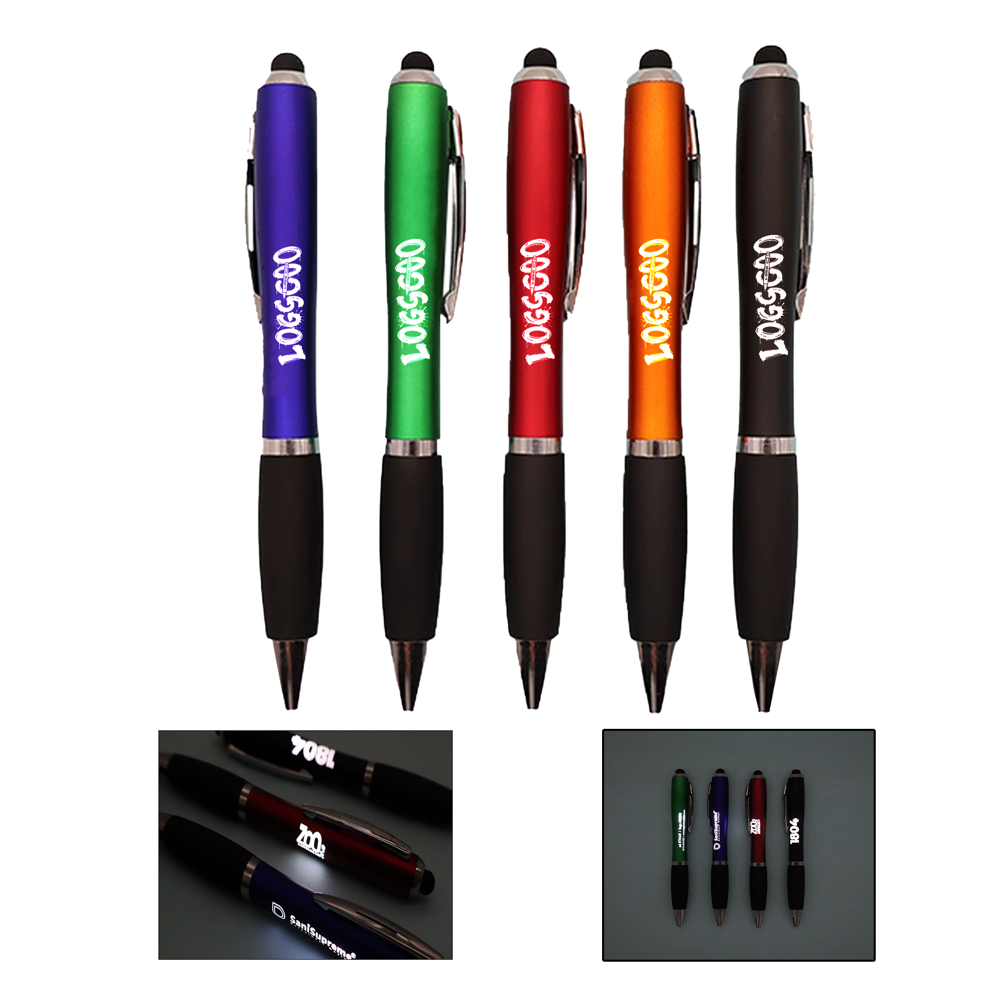 Gourd Shaped Glowing Ballpoint Pen 1