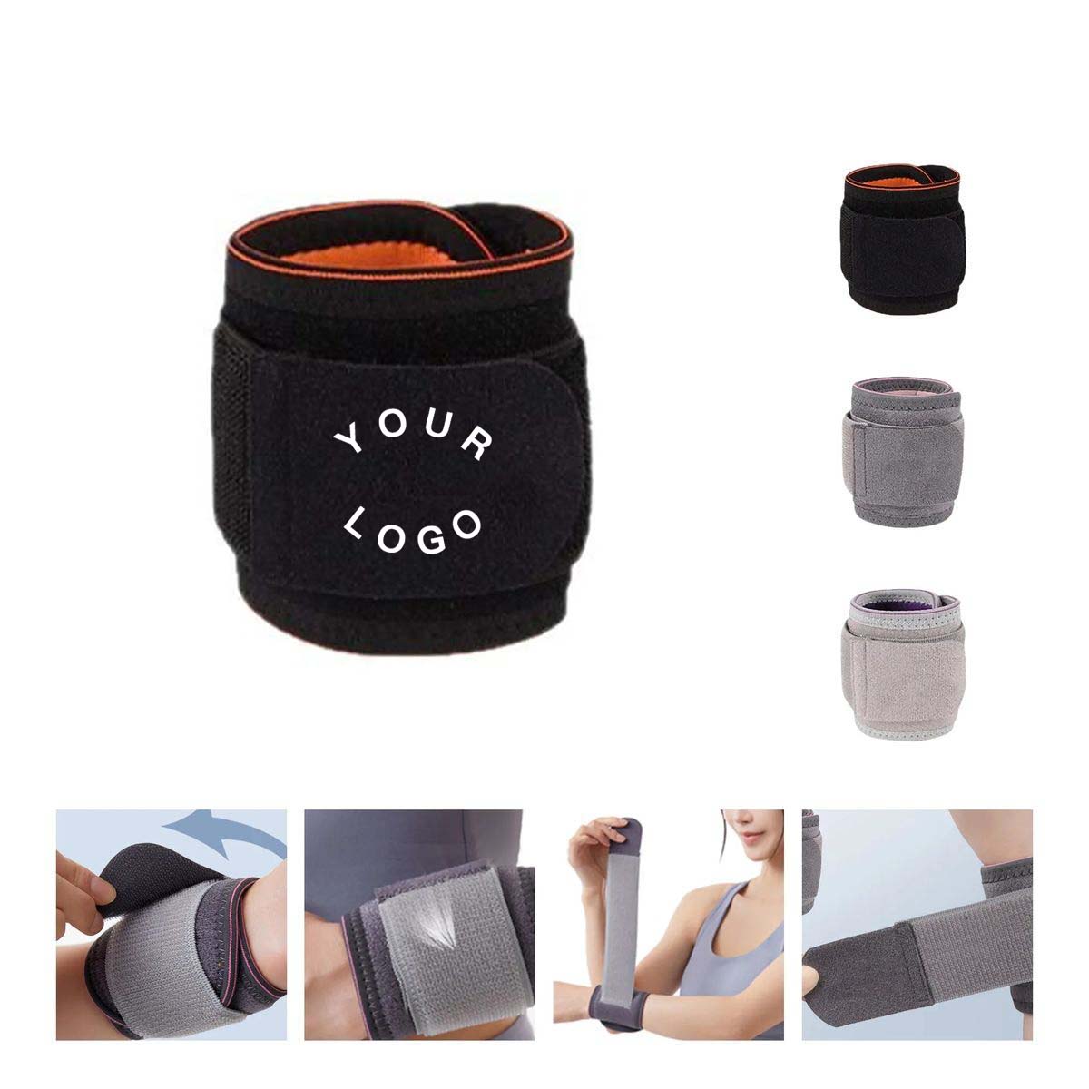 Breathable Sports Wrist Brace with Elastic Support 1