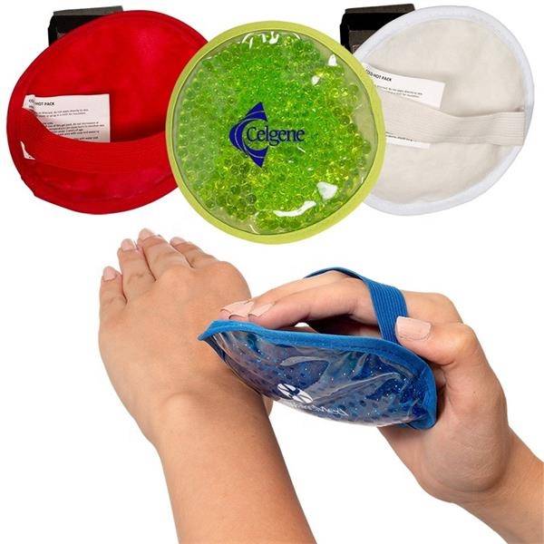 Round Hot/Cold Pack with Plush Backing 3