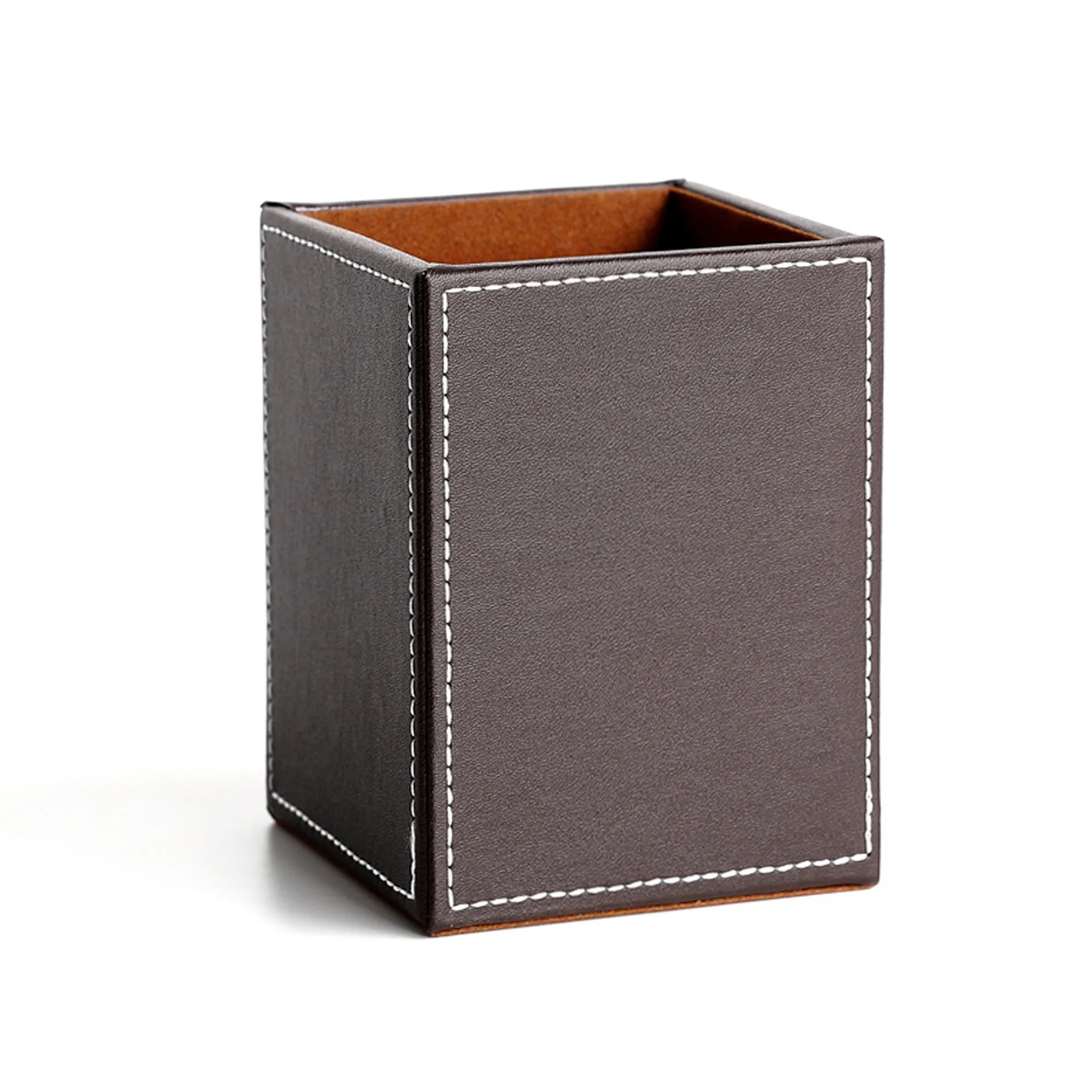Leather Square Pen Holder 4
