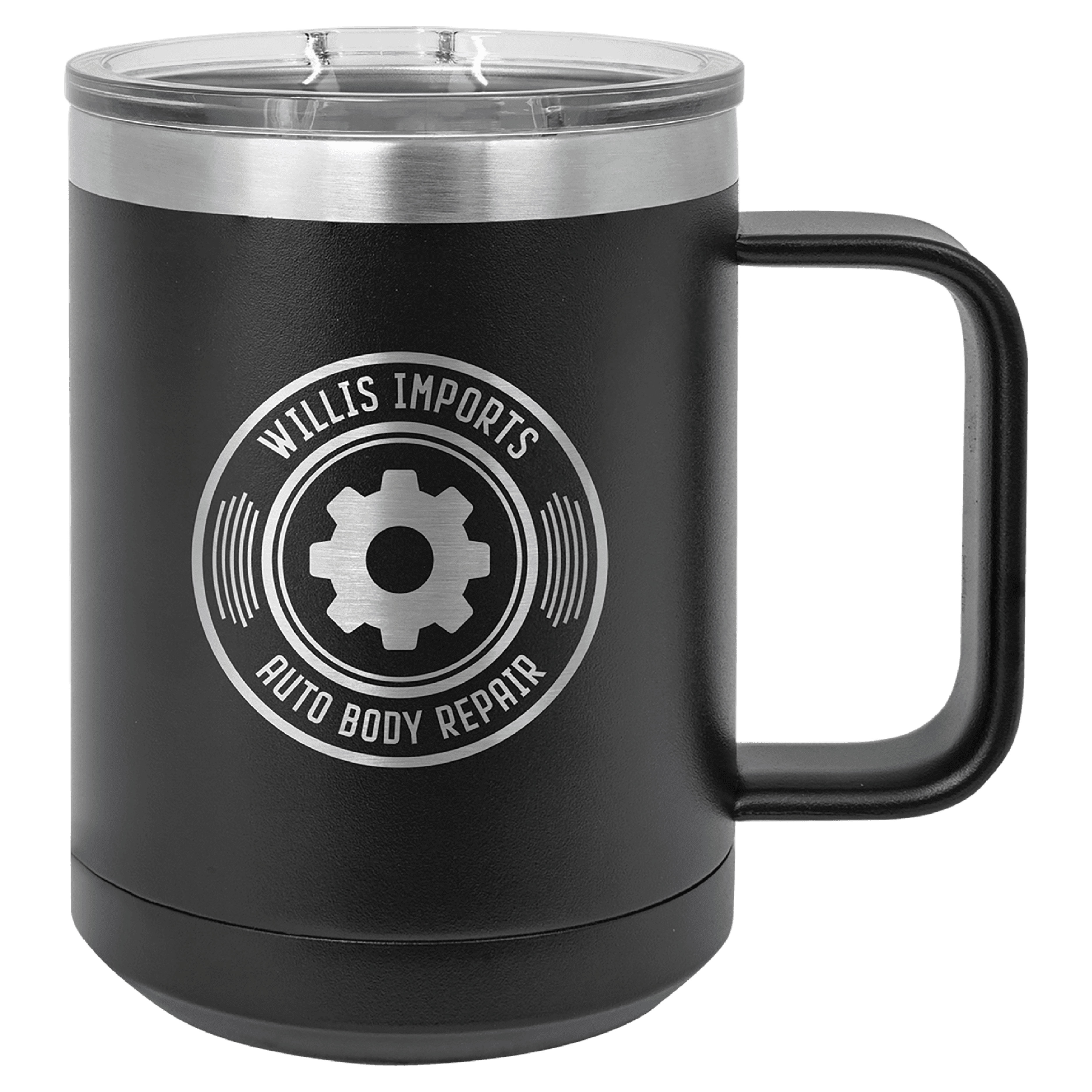 Polar Camel 15 oz. Stainless Steel Coffee Mug w/ Sliding Lid 34