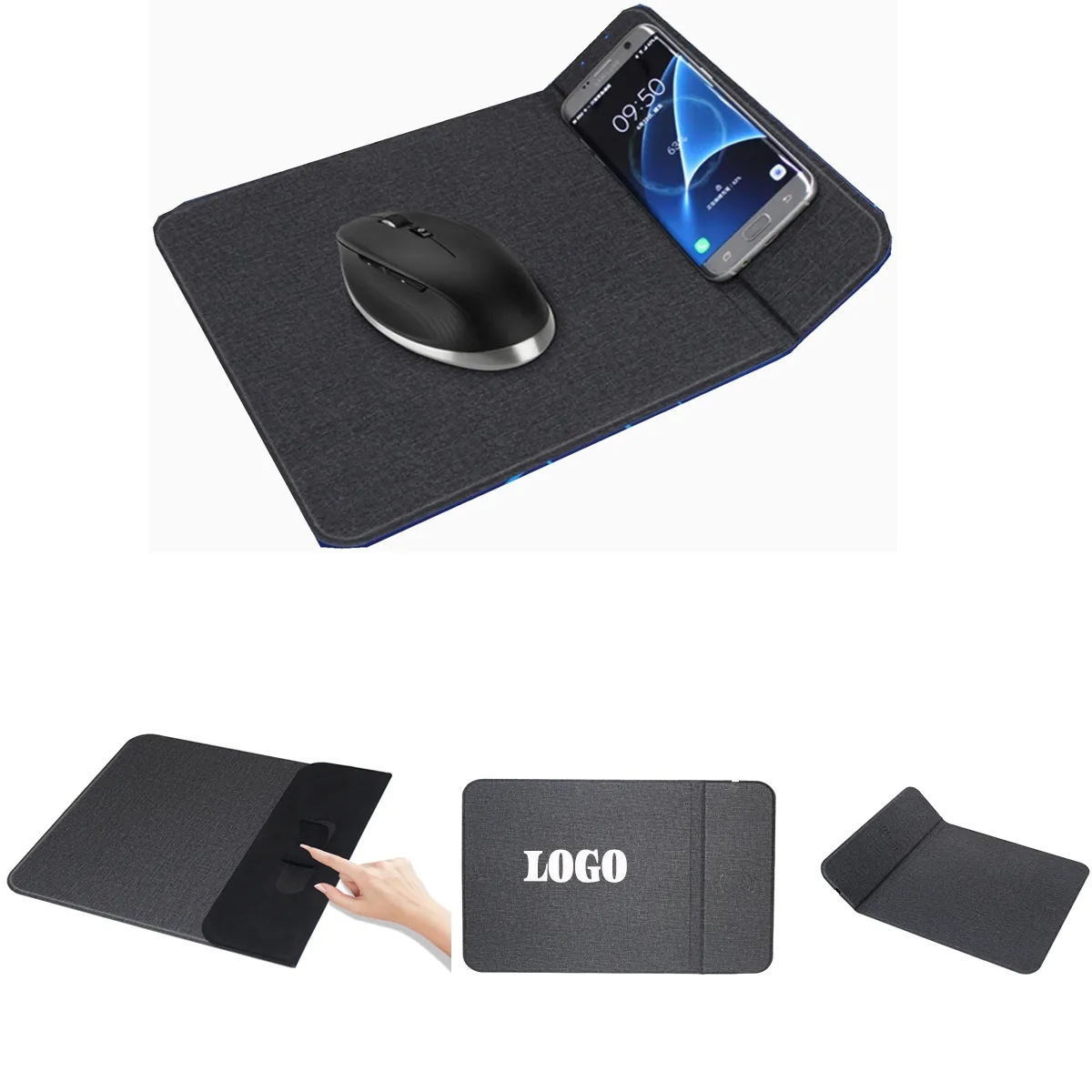 Mouse Pad with Wireless Phone Charger 2