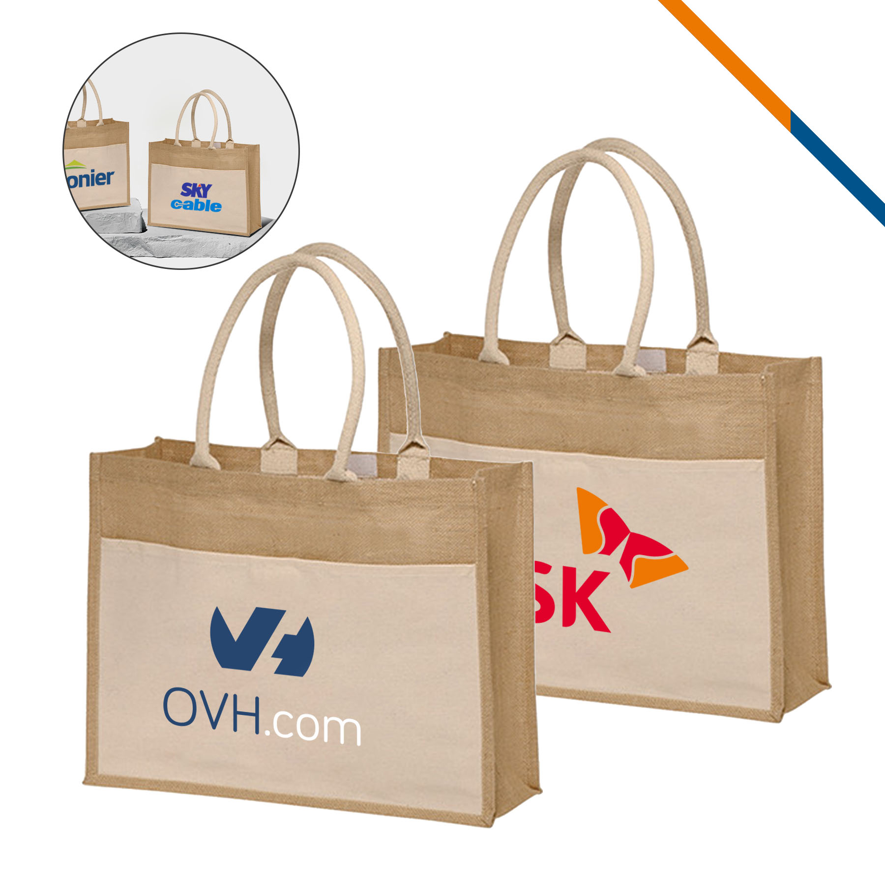 Neobray Tote Bag, custom tote bag with logo imprint 2