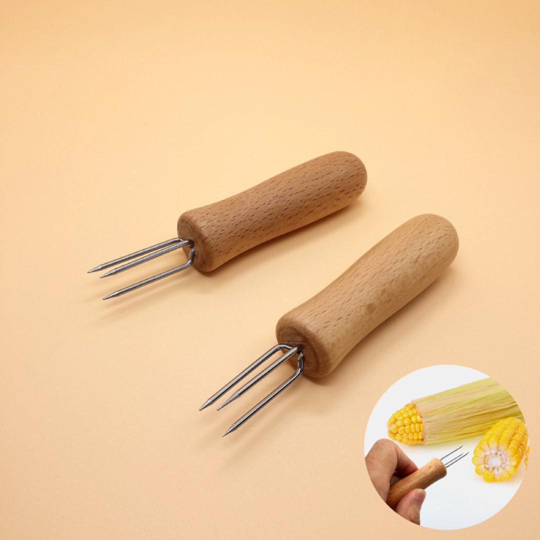 Stainless Steel BBQ Corn Fork 6