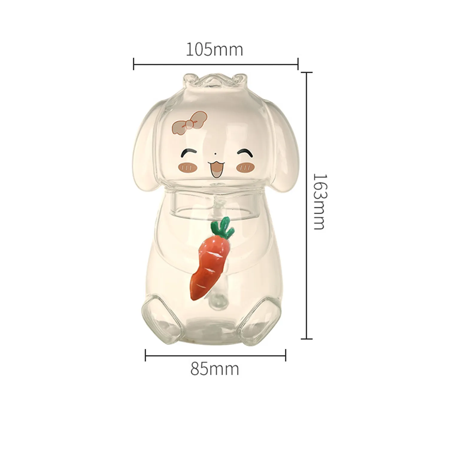 Creative Animal-Shaped Glass With Straw 8