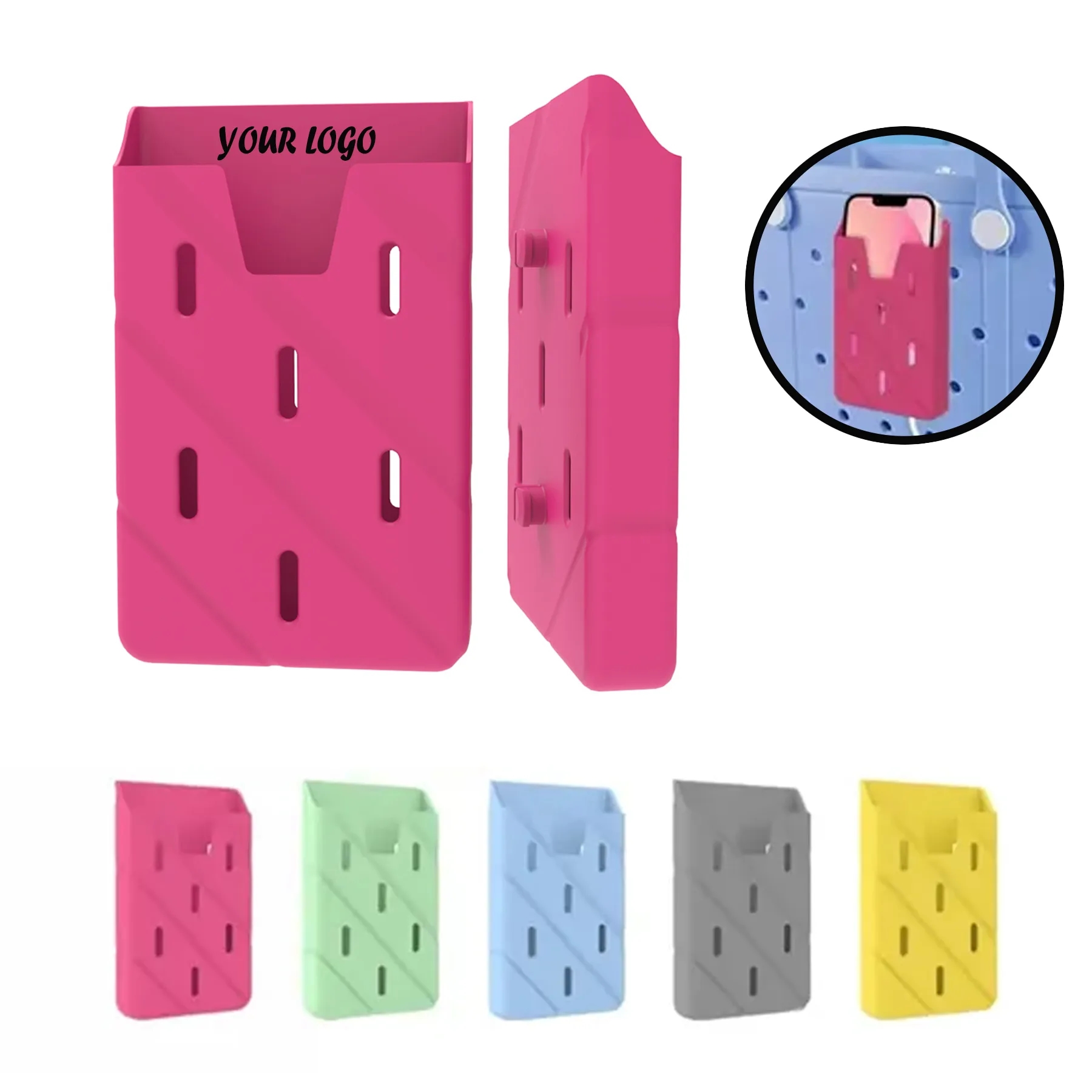 Silicone Cell Phone Holder for Beach Hole Bag 2