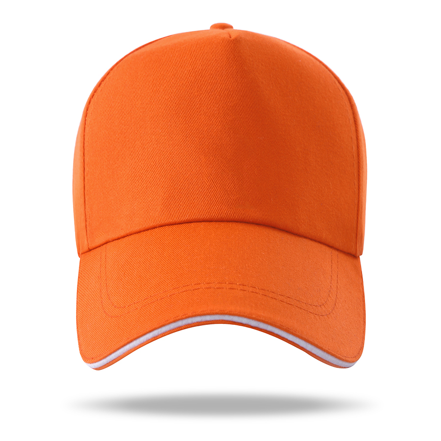 Stock Poly Cotton 5 Panel Cap, Double Buckle Back Fastener 12