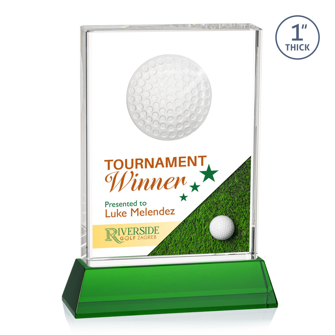 Pennington Golf VividPrint™ Award on Base - Green 5
