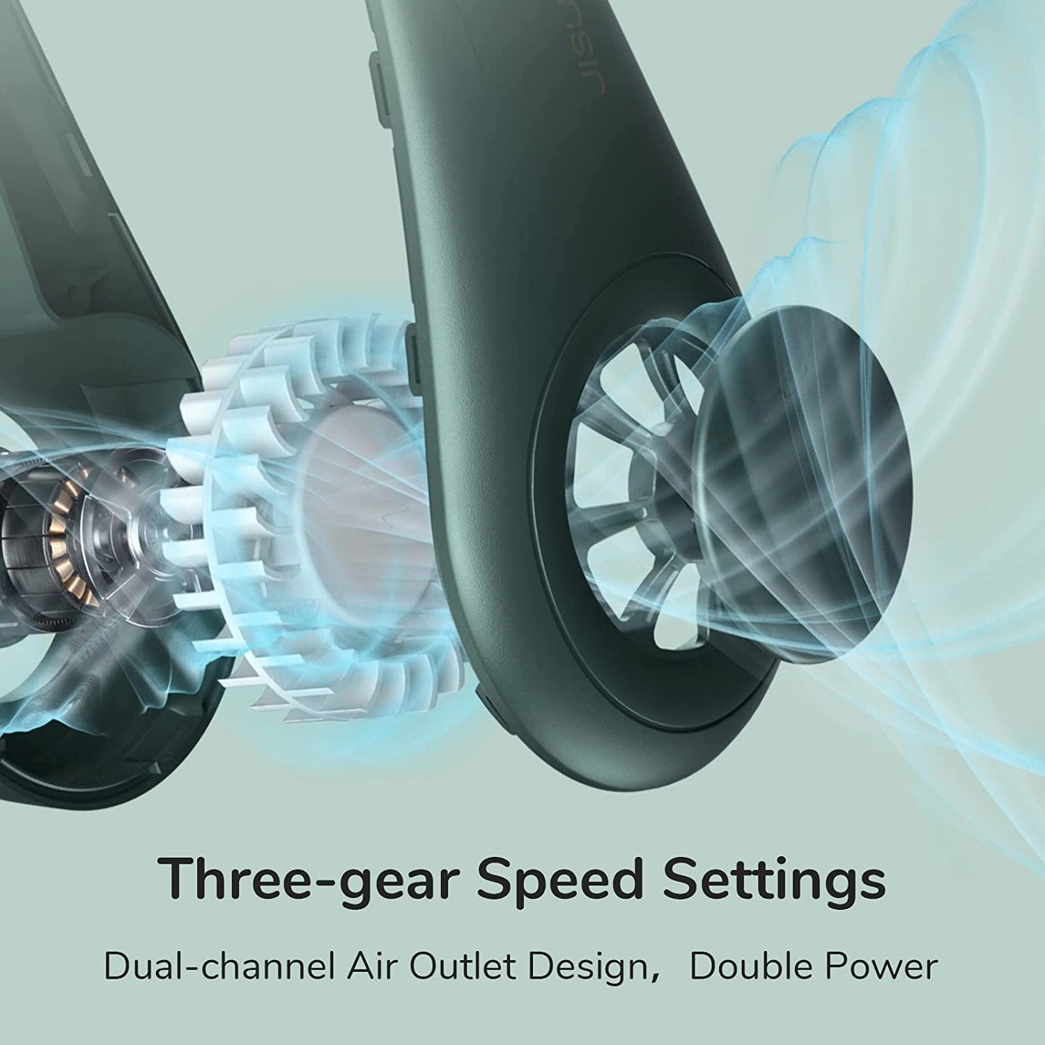 4000 Mah Wearable Personal Fan 4