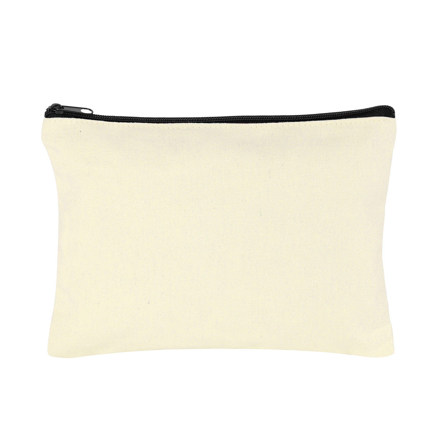 Large Travel Cotton Canvas Zip Pouch 4