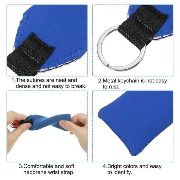 Reflective Floating Foam Keychain - High Visibility 7