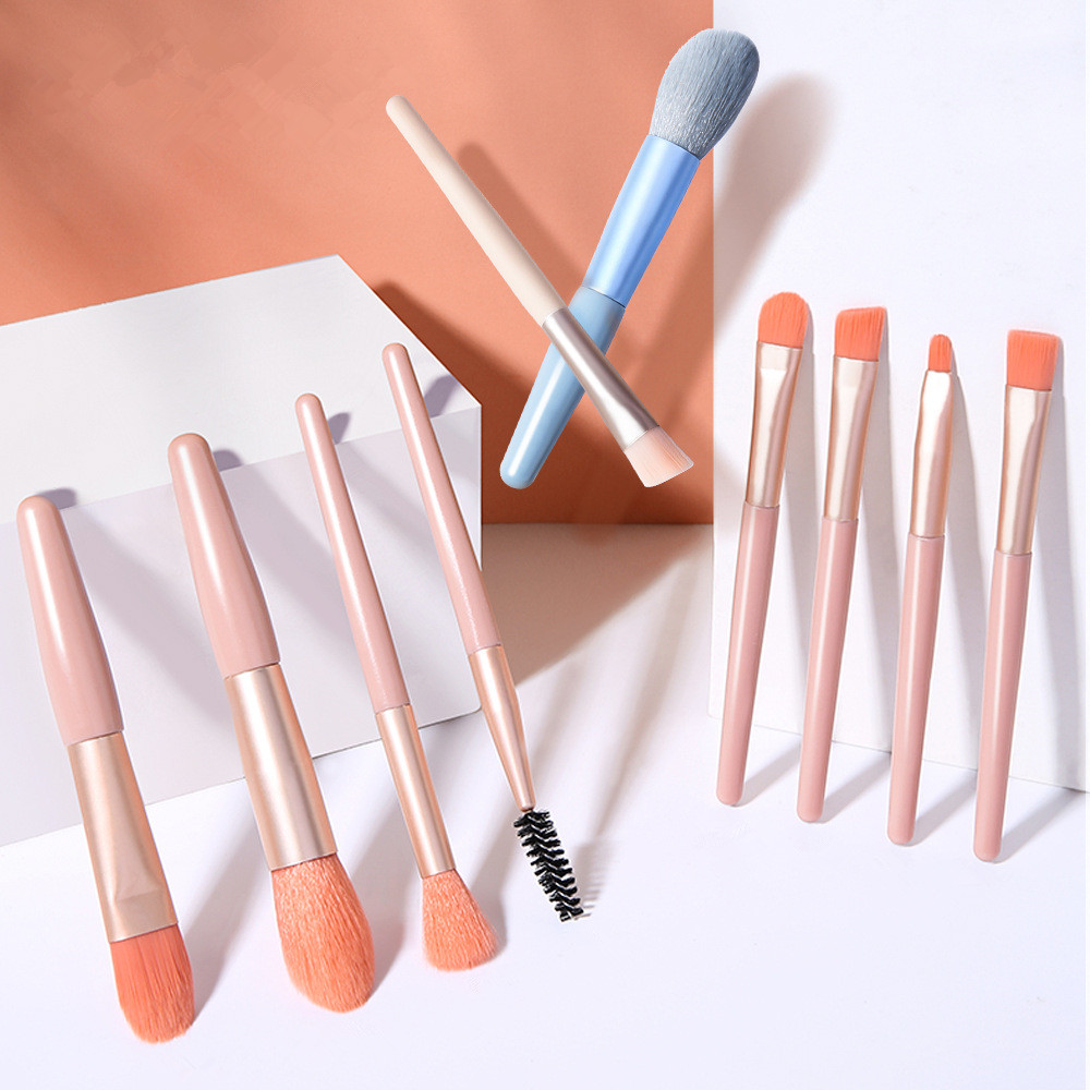 8Pcs Portable Makeup Brush Travel set 2