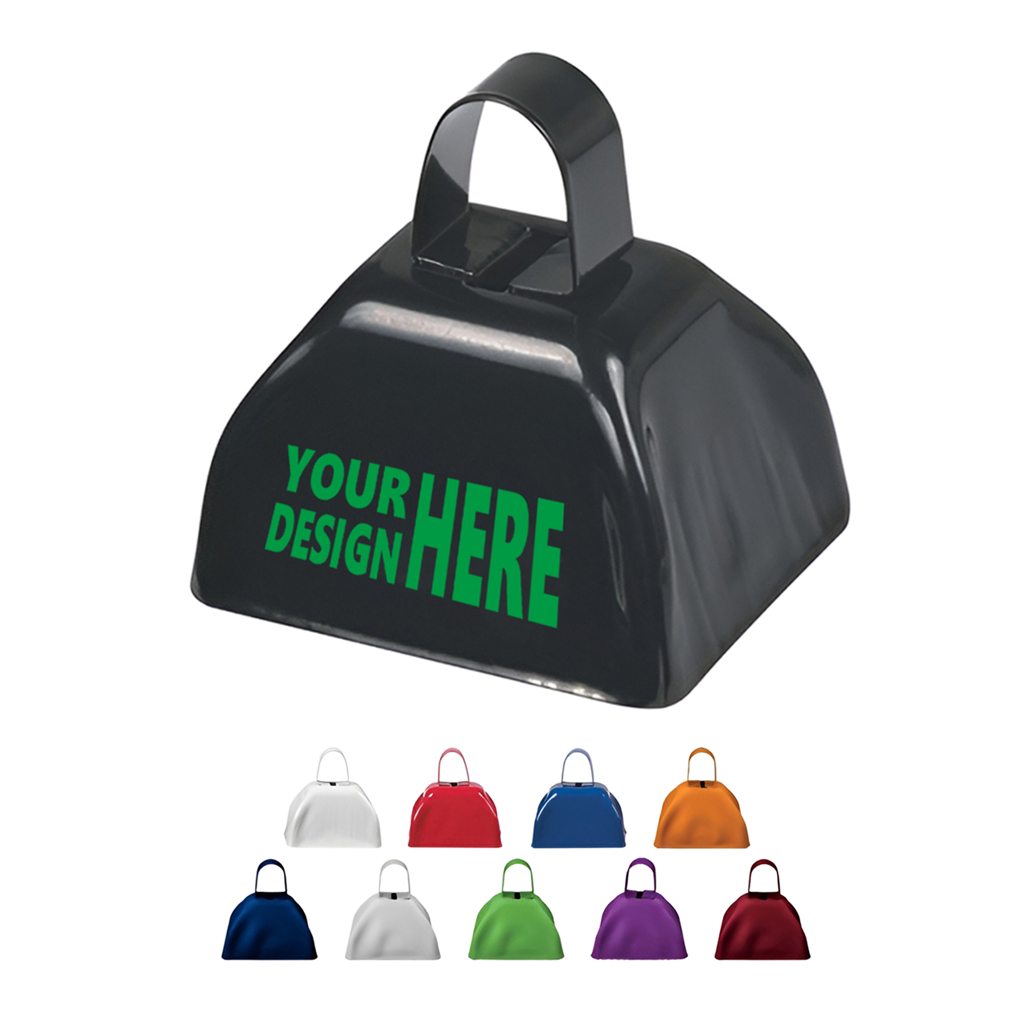 MOQ50 Custom Colorful Cowbells for Parties and Events 1