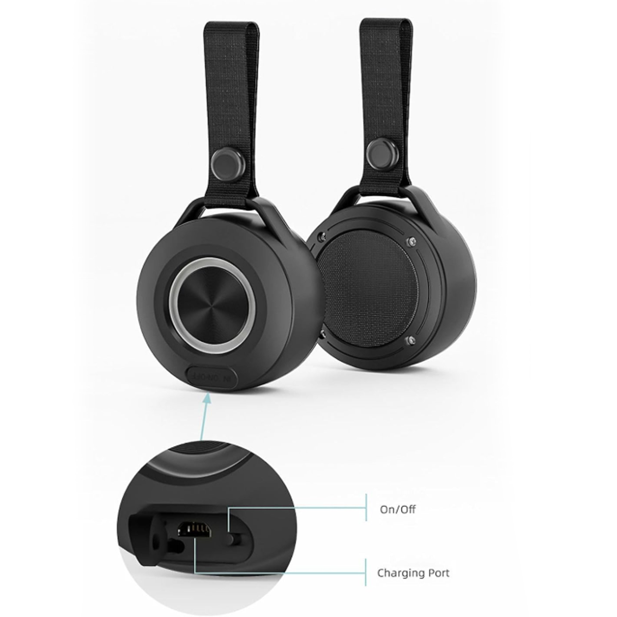 Portable Bluetooth Speaker with Hanging Strap 6