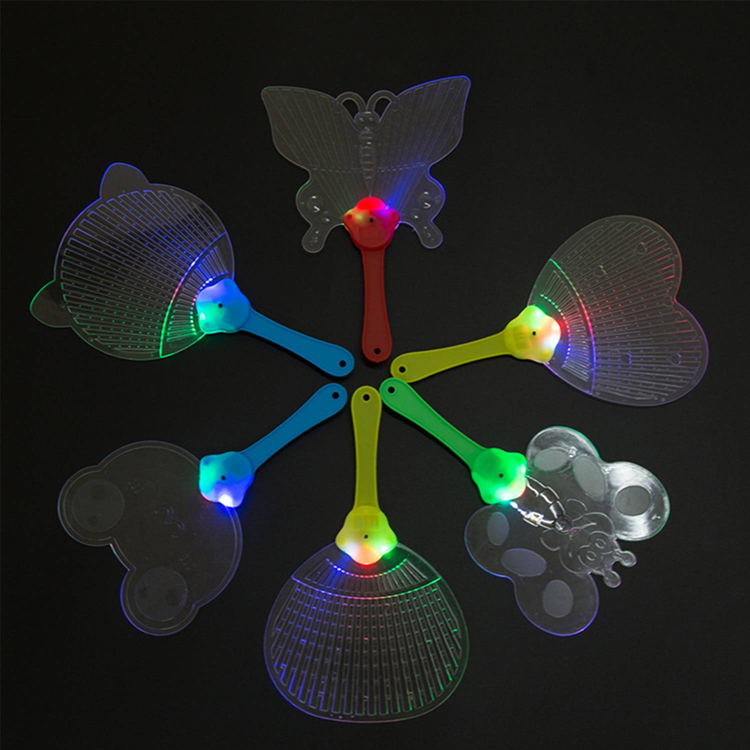 Fancy Hand Fan with LED Lights 6