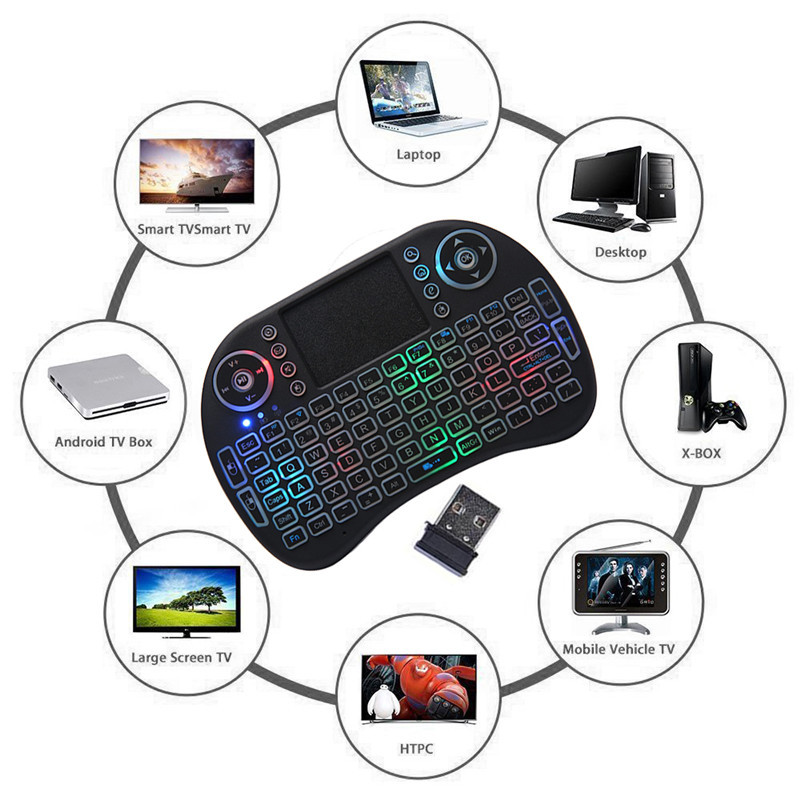 Mini Wireless Keyboard with Touchpad Mouse 3