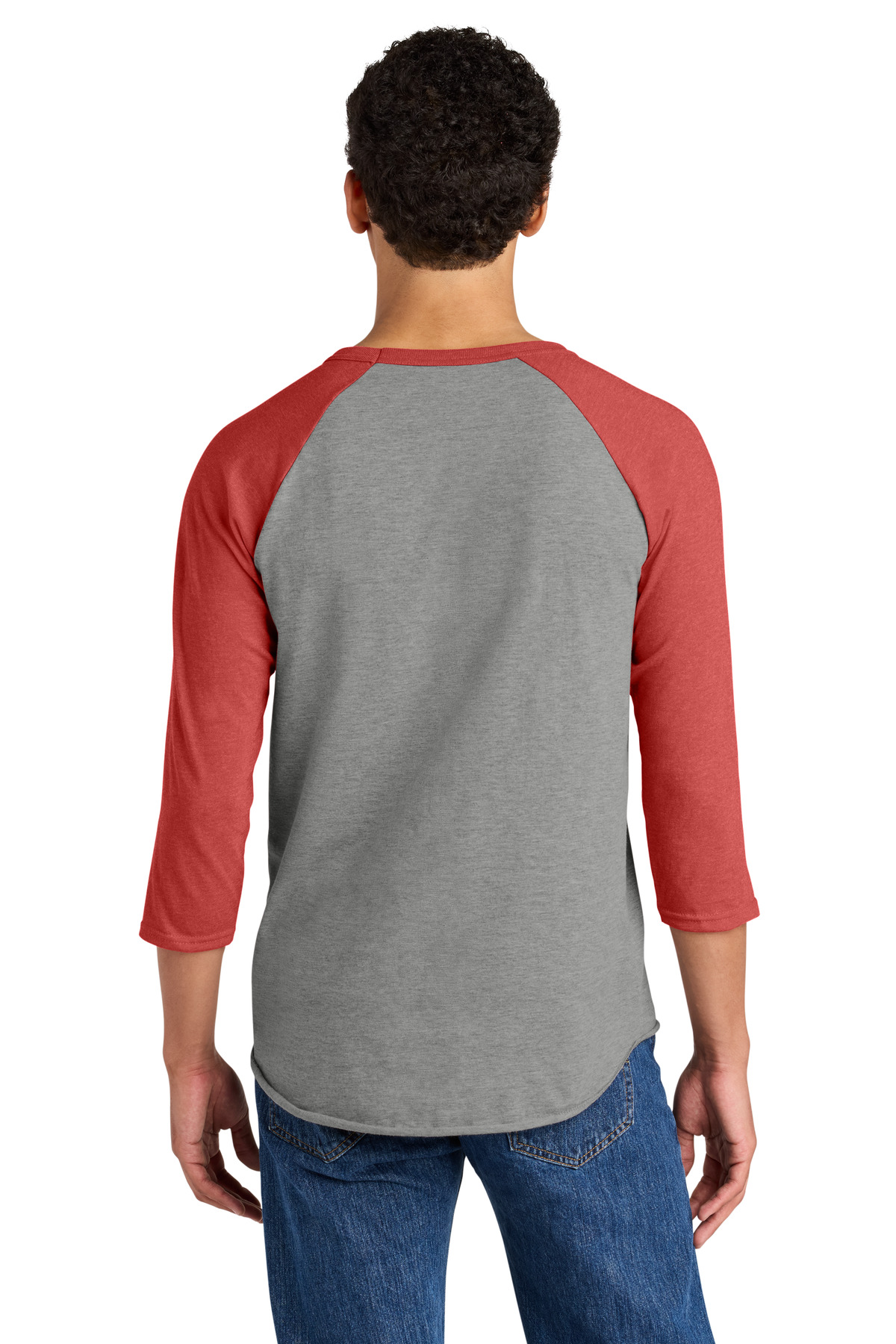 Jerzees Unisex Premium Blend Combed Ring Spun 3/4-Sleeve Raglan 560R 64