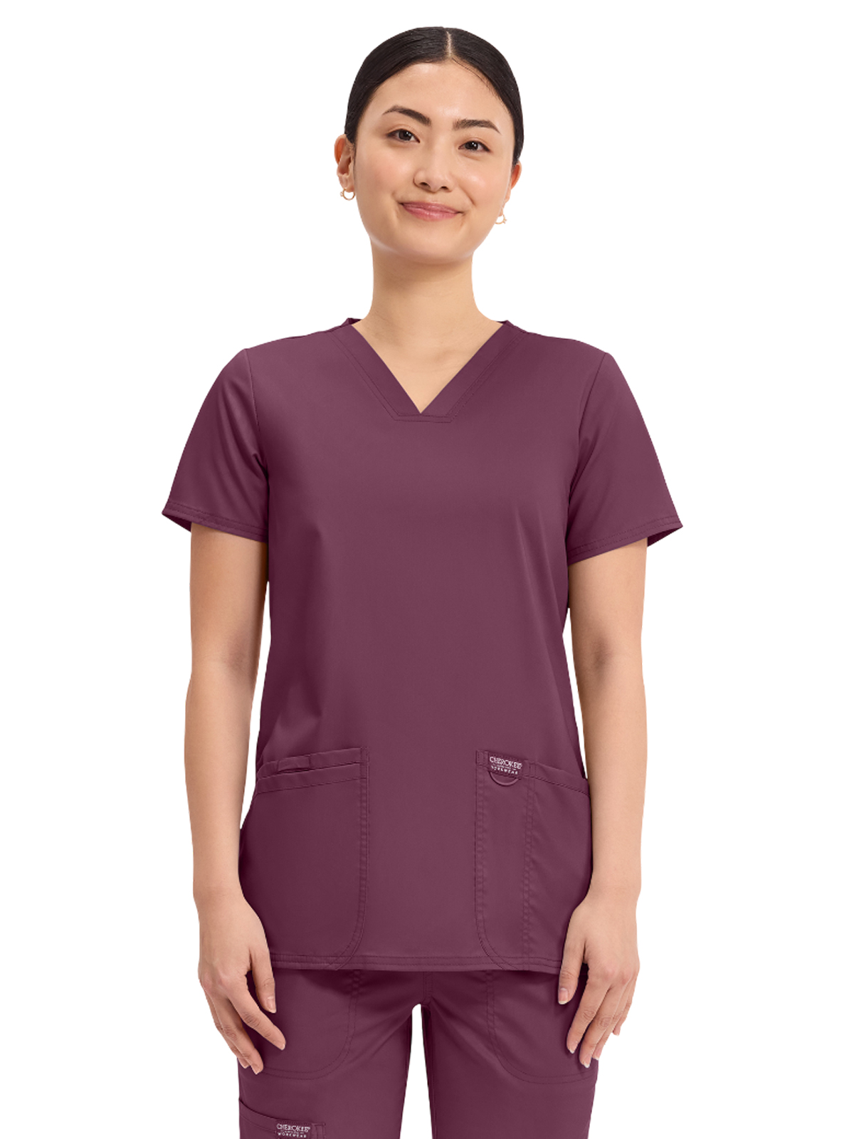 Cherokee - Workwear Revolution - Women's 3-Pocket V-Neck Top 41