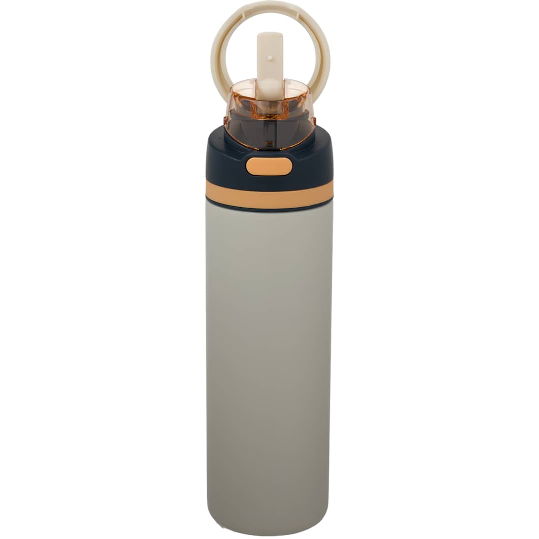 Elvin 28oz Recycled Stainless Flip Straw Bottle, custom water bottle with logo imprint 34