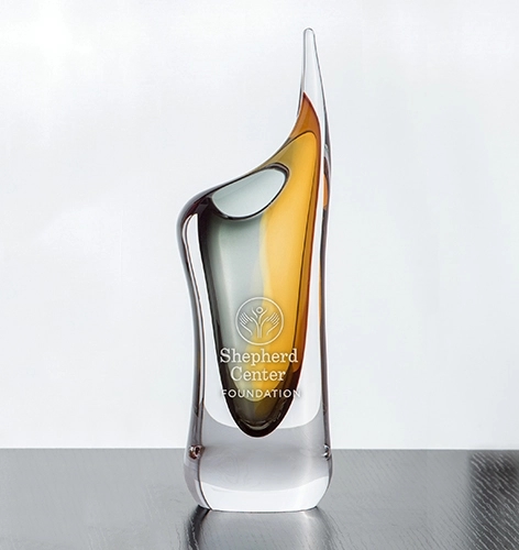 Voltaire Art Vase, Gold/Black 3