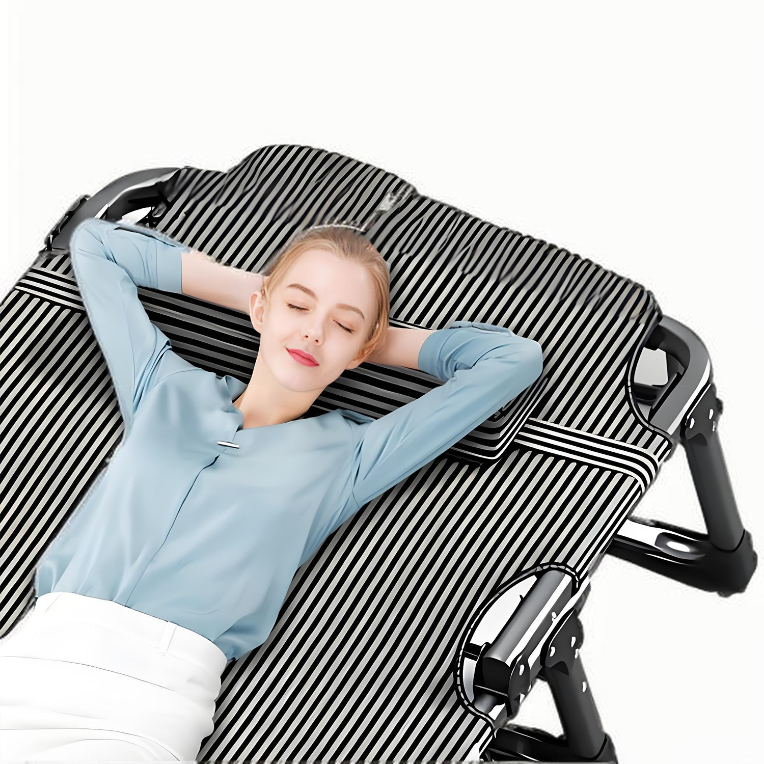 Single Person Household Simple Folding Bed for Noon Break 5