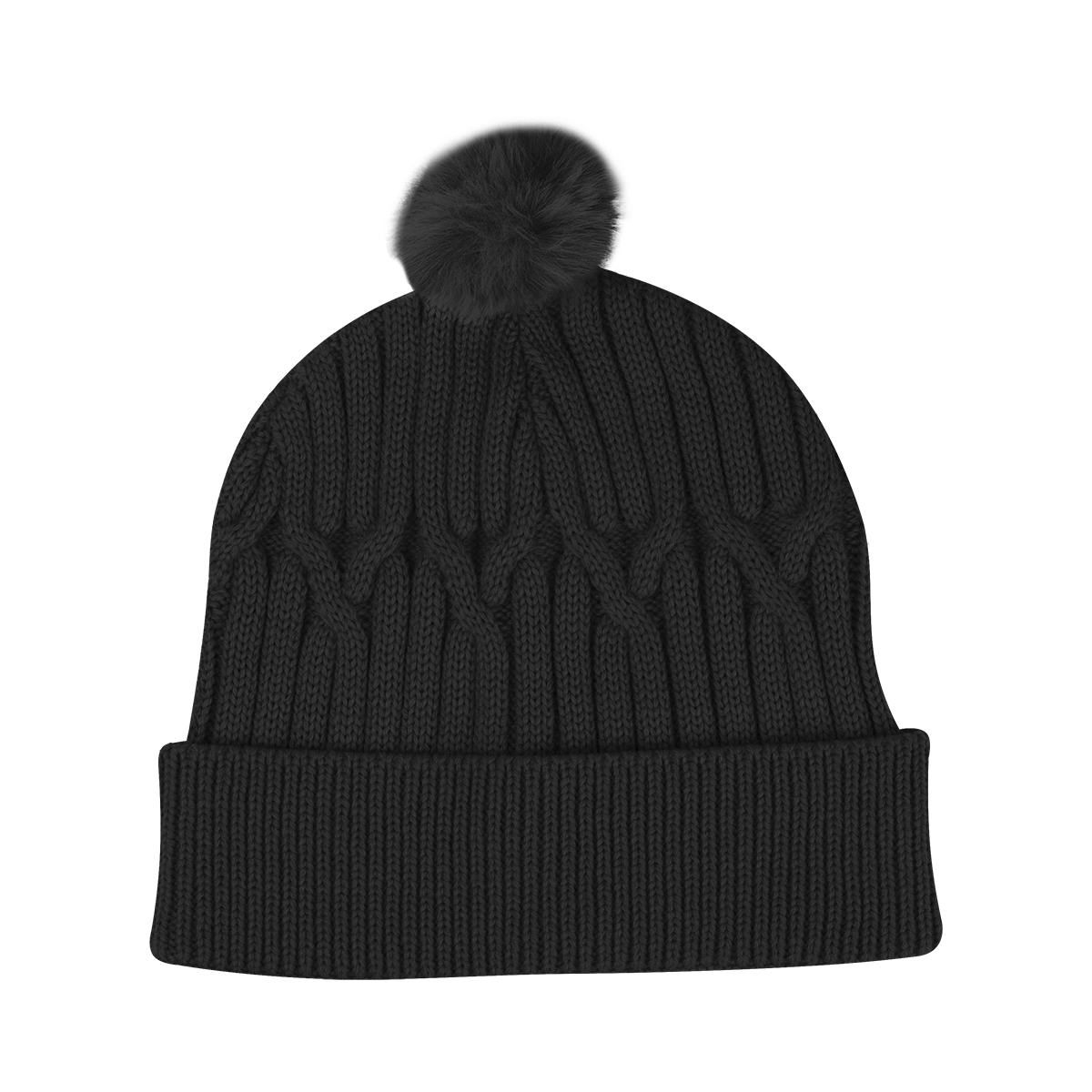 Courtney Cable Knit rPET Pom Beanie 8