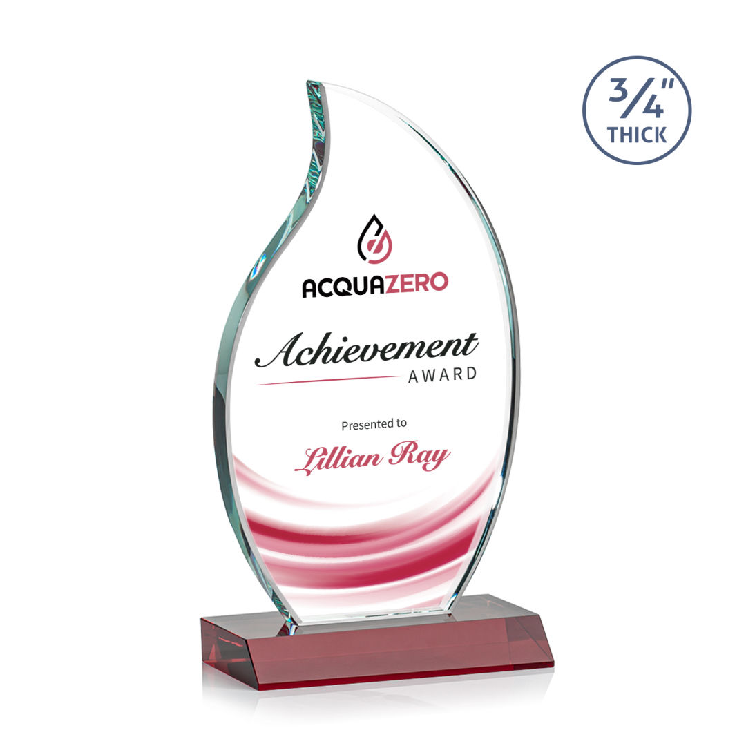 Croydon Flame VividPrint™ Award - Red 5