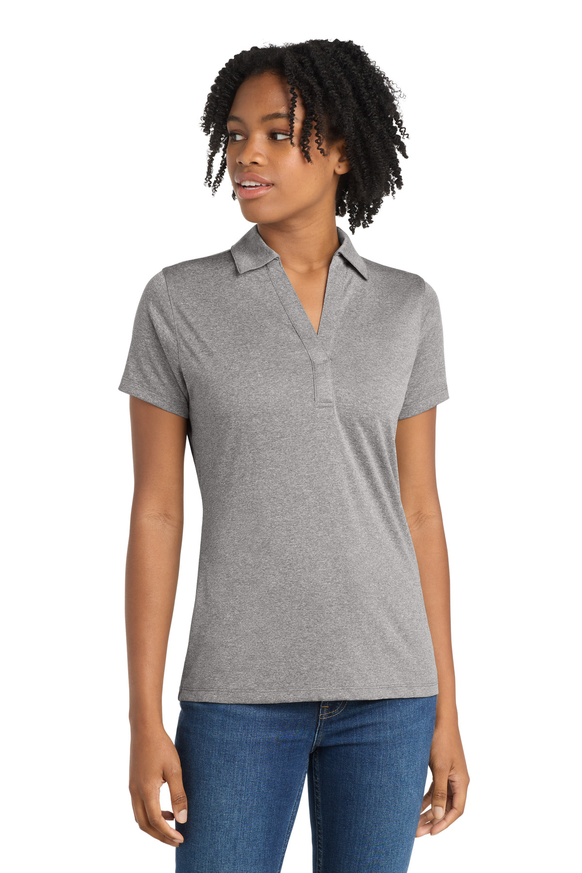 Sport-Tek Women's Heather Contender Polo. LST660 66