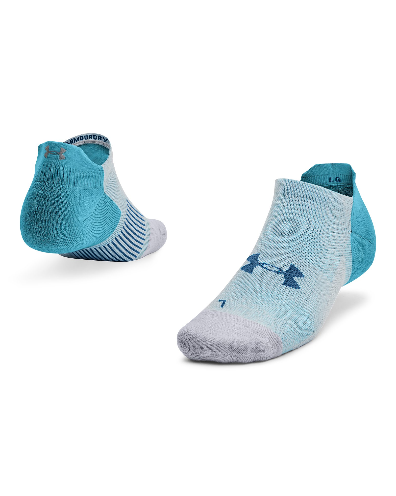 UA ArmourDry Run Unisex No Show Socks 4
