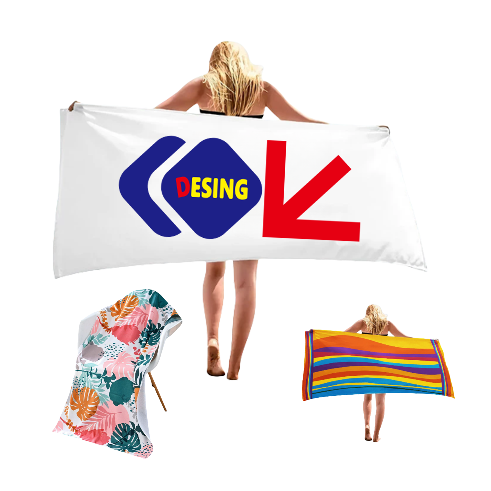 Personalized Custom Design Beach Towel MOQ50 4