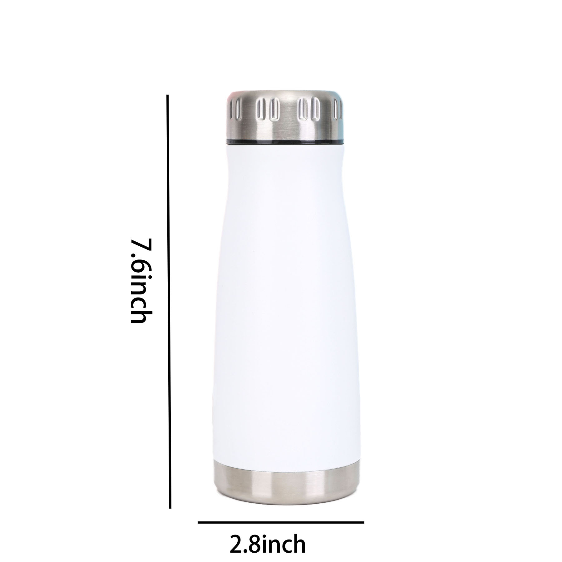 Stainless steel straight bottle insulated cup 1
