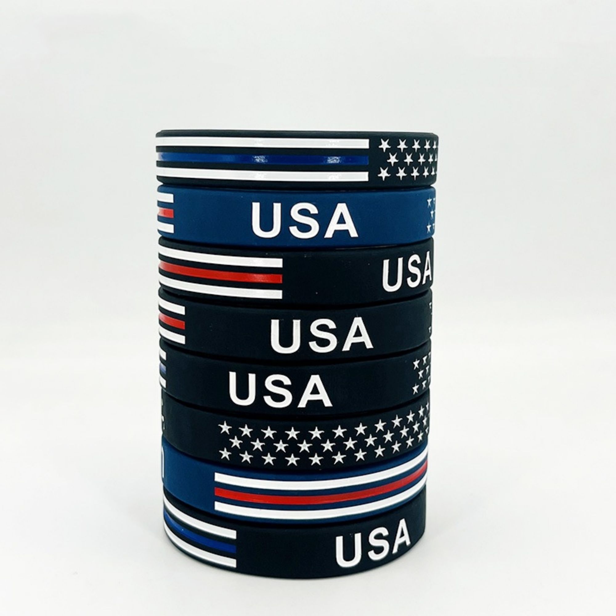 American Flag Silicone Wristband 4