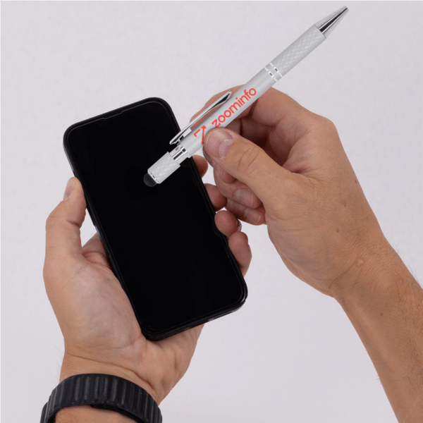 Spin-It Executive Metal Stylus Ballpoint Pen 9