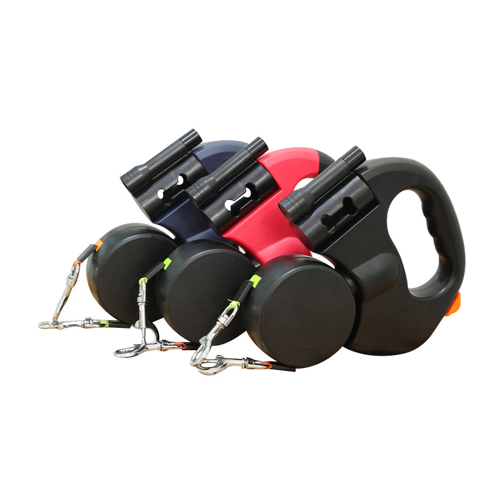 One Tow Two Automatic Pet leash 1