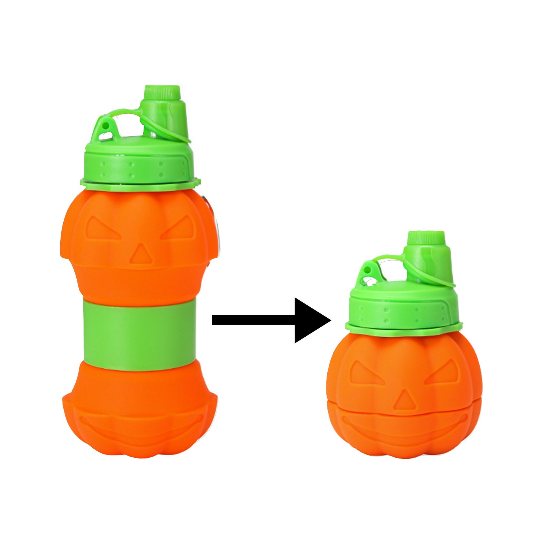 Silicone Folding Sport Water Bottle 5