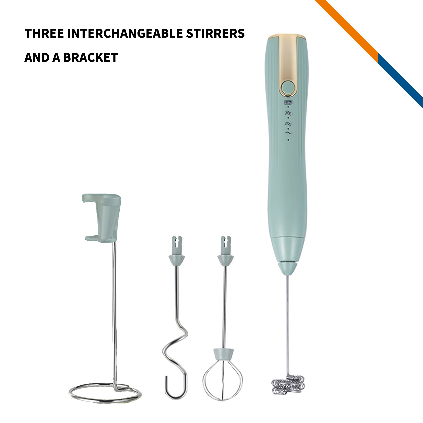 Aerofo Electric Handheld Frother Set 6