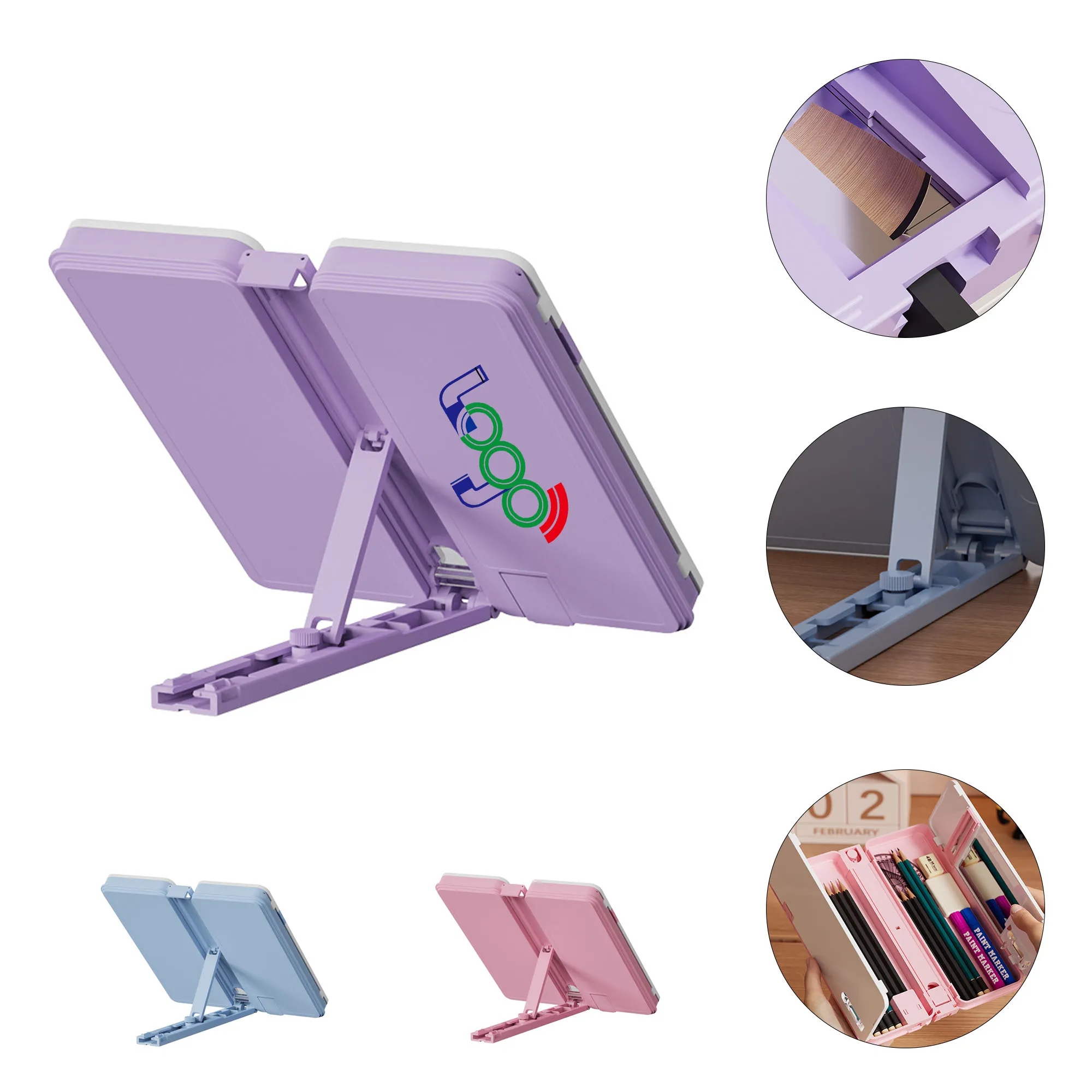 Pencil Case And Reading Rack Integrated Bracket