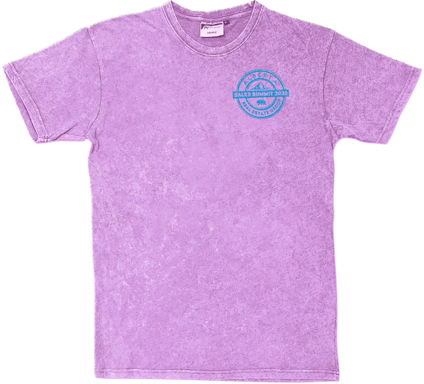 ACID WASH SHORT SLEEVE T-SHIRT - EMBROIDERED 8