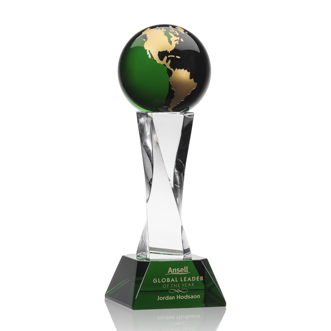Langport Globe Award - Green 3