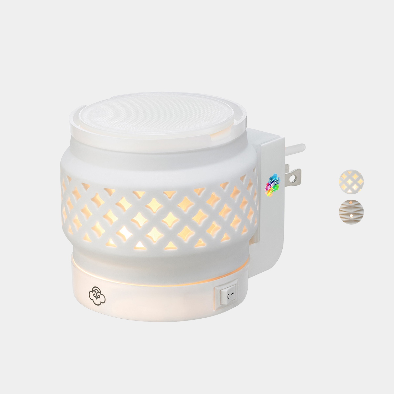 SERENE HOUSE® Ceramic No-Spill Wax Melt Wall-Plug Diffuser 4