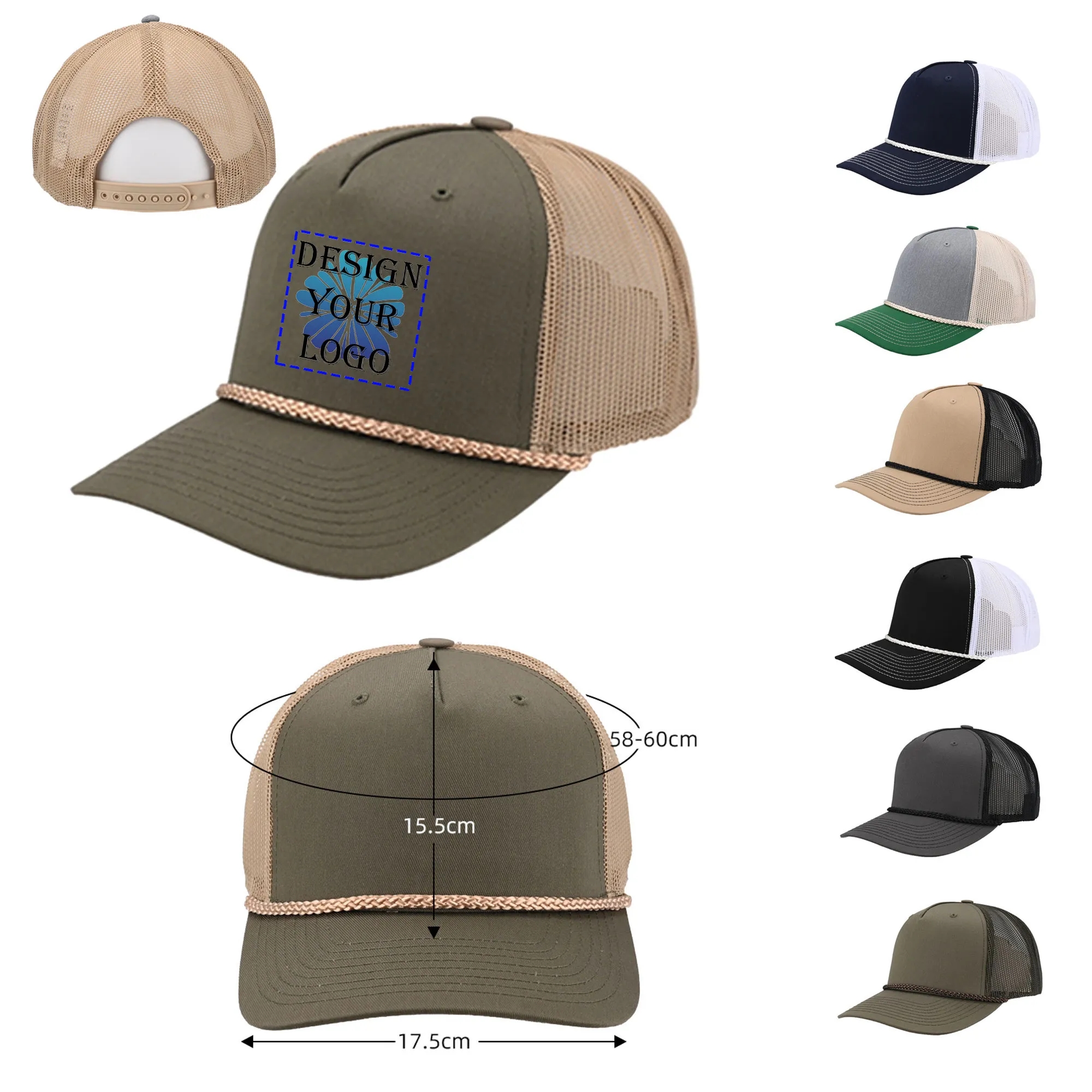 Breathable Quick-Dry Mesh Snapback Baseball Hat 5