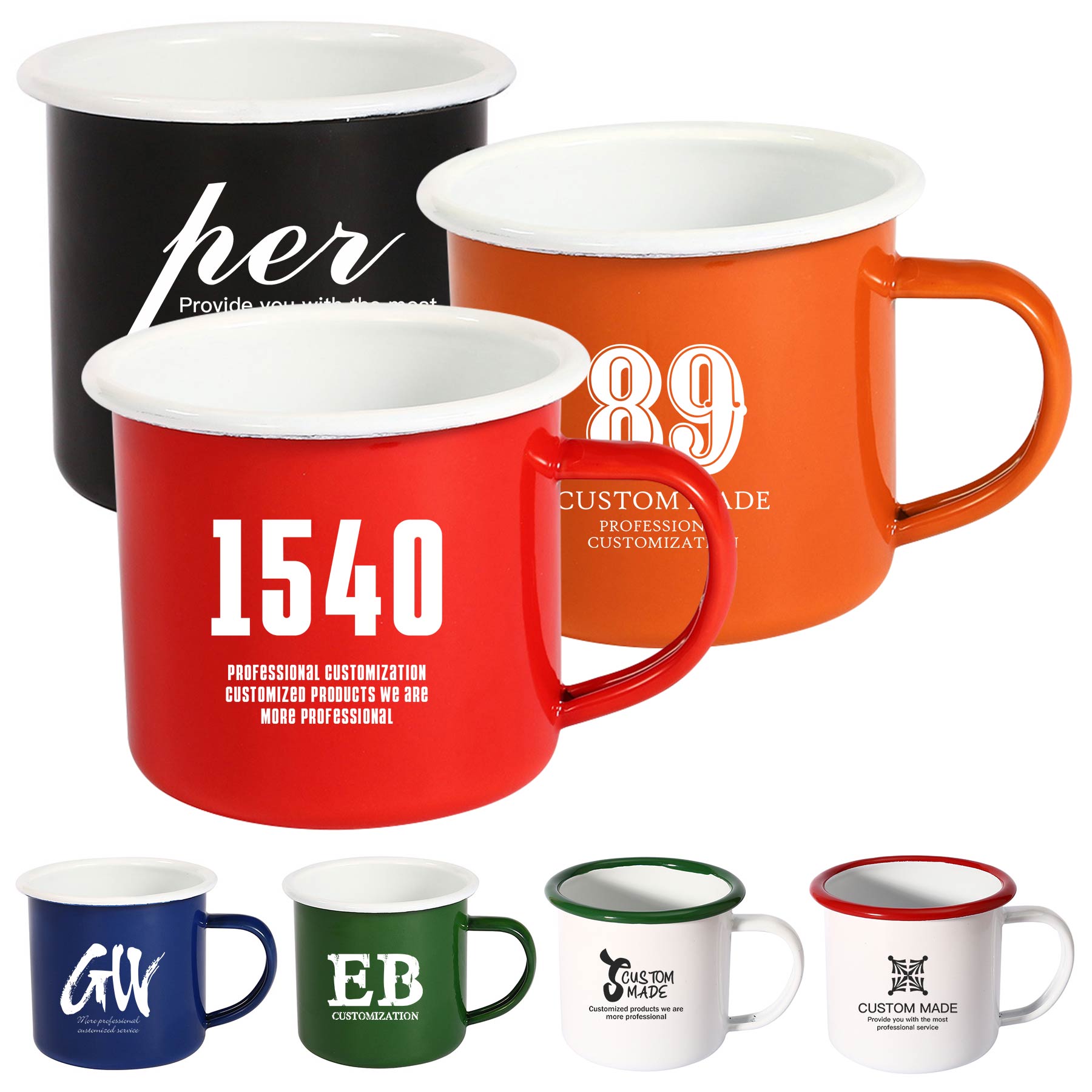 12oz Enamel Drinking Mug 2