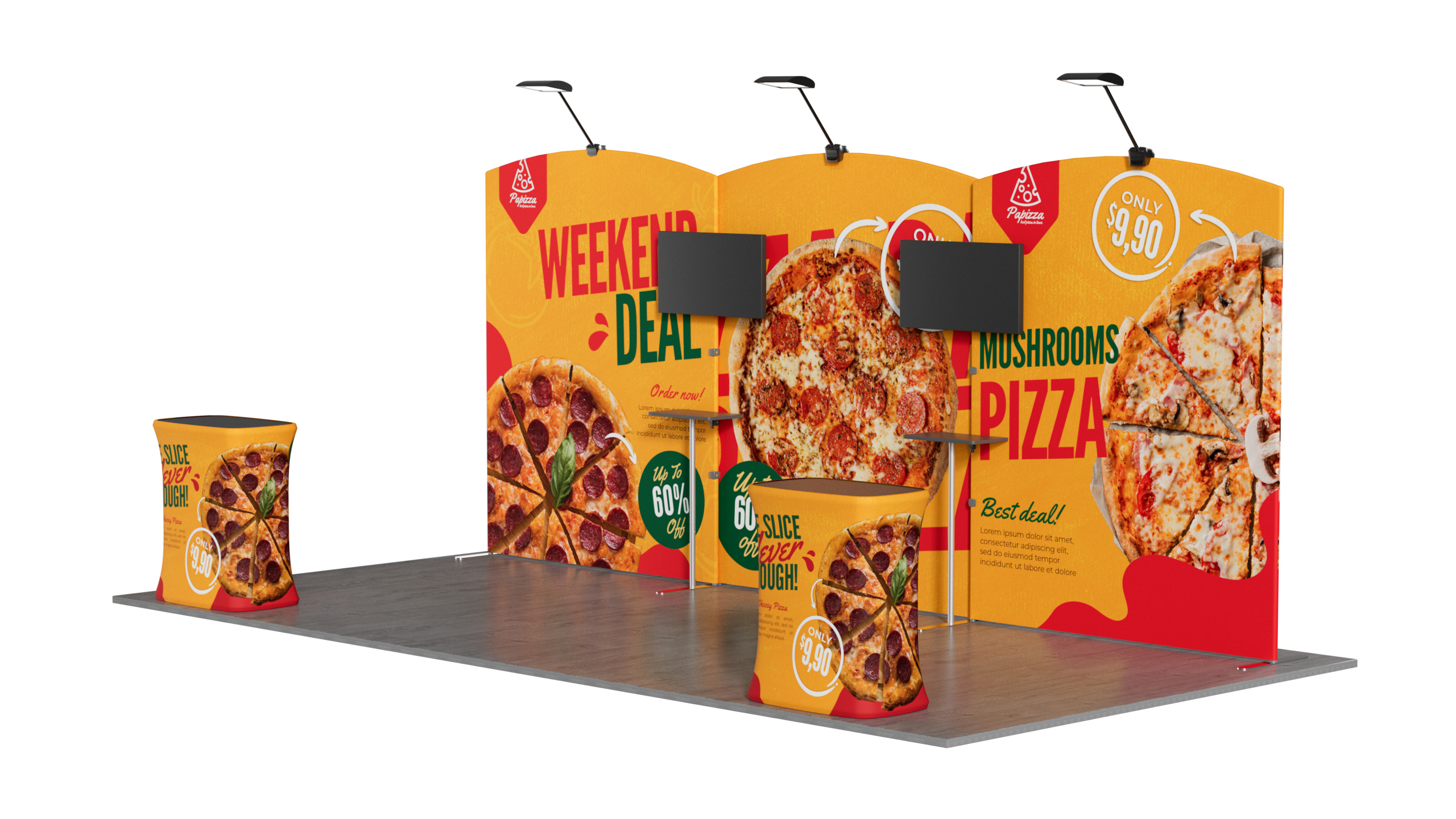 10'x20' Tradeshow Booth Kit - P Kit 4